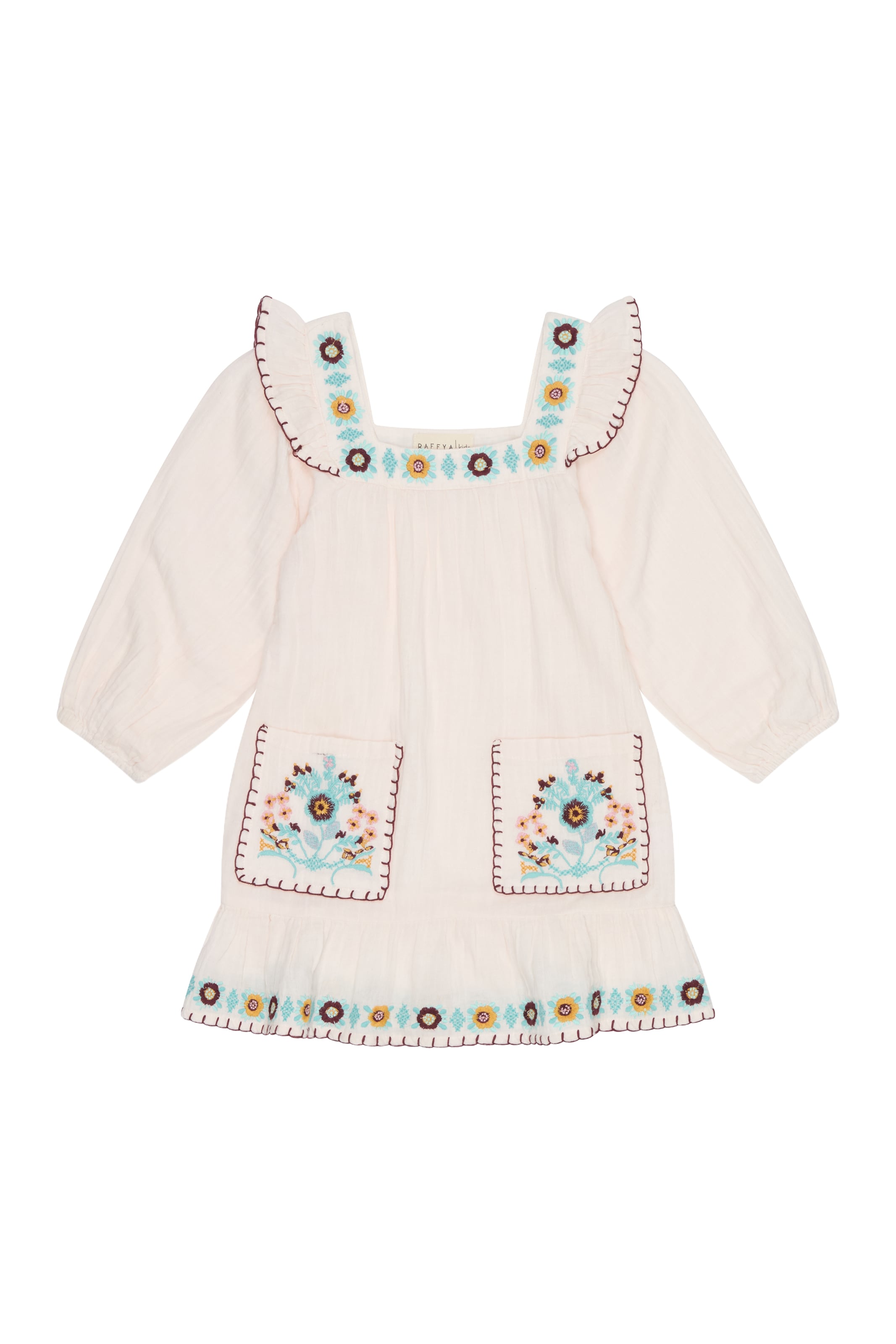 RAFFYA Dress 'Lisa' in Beige: front