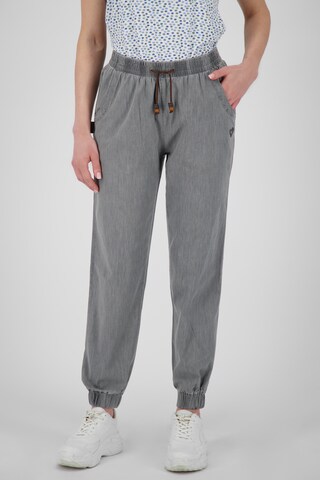 Alife and Kickin Tapered Trousers 'Alicia AK' in Grey: front