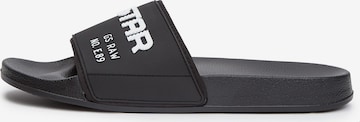 G-STAR Beach & swim shoe 'Cart V TPU Slides' in Black: front