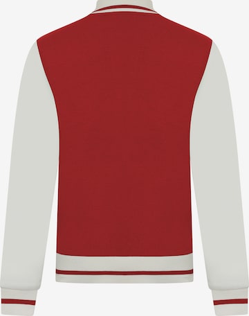 DENIM CULTURE Prehodna jakna 'CECILIE ' | rdeča barva