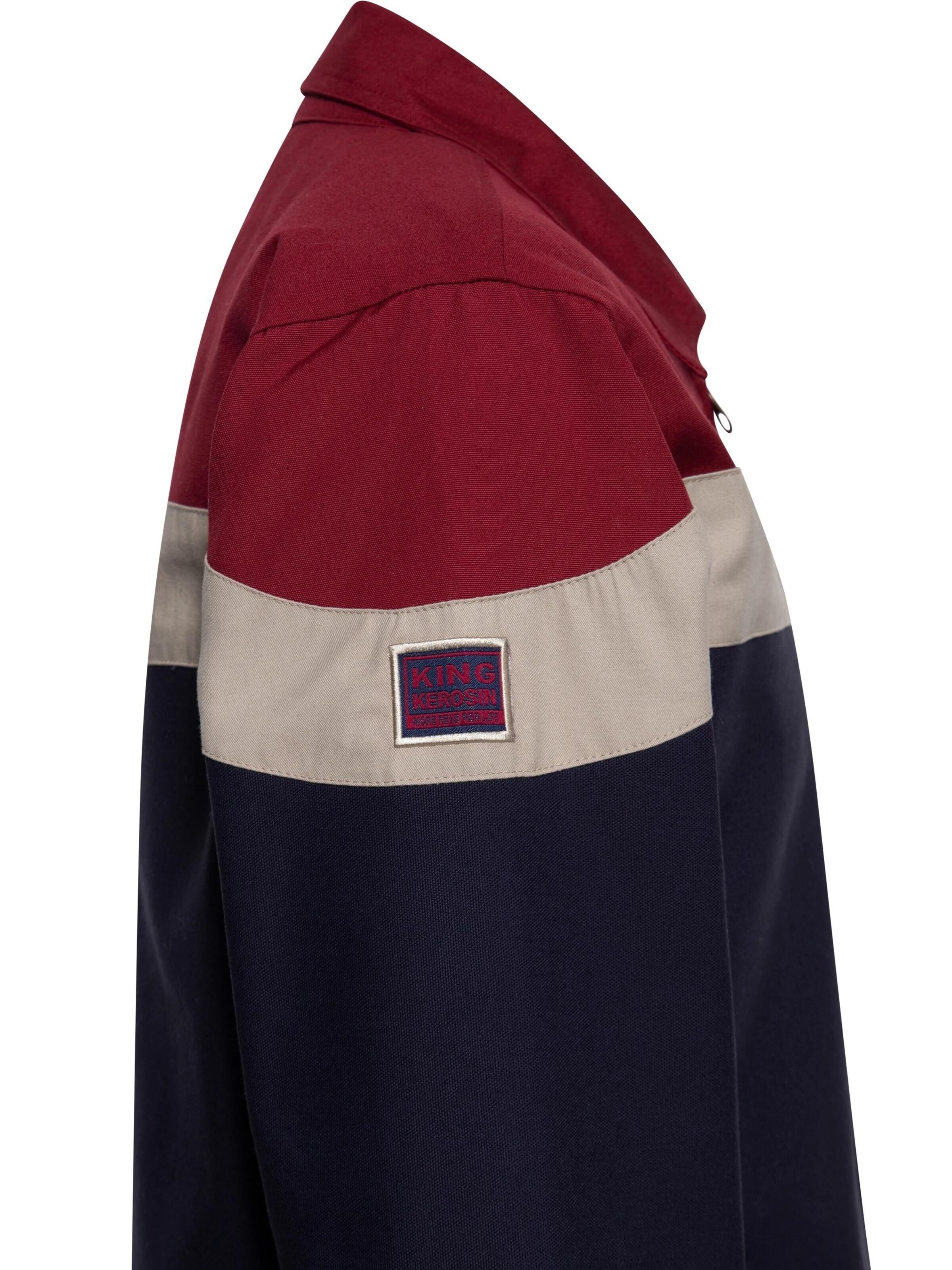 King Kerosin Between-Season Jacket 'Bakersfield' in Blue
