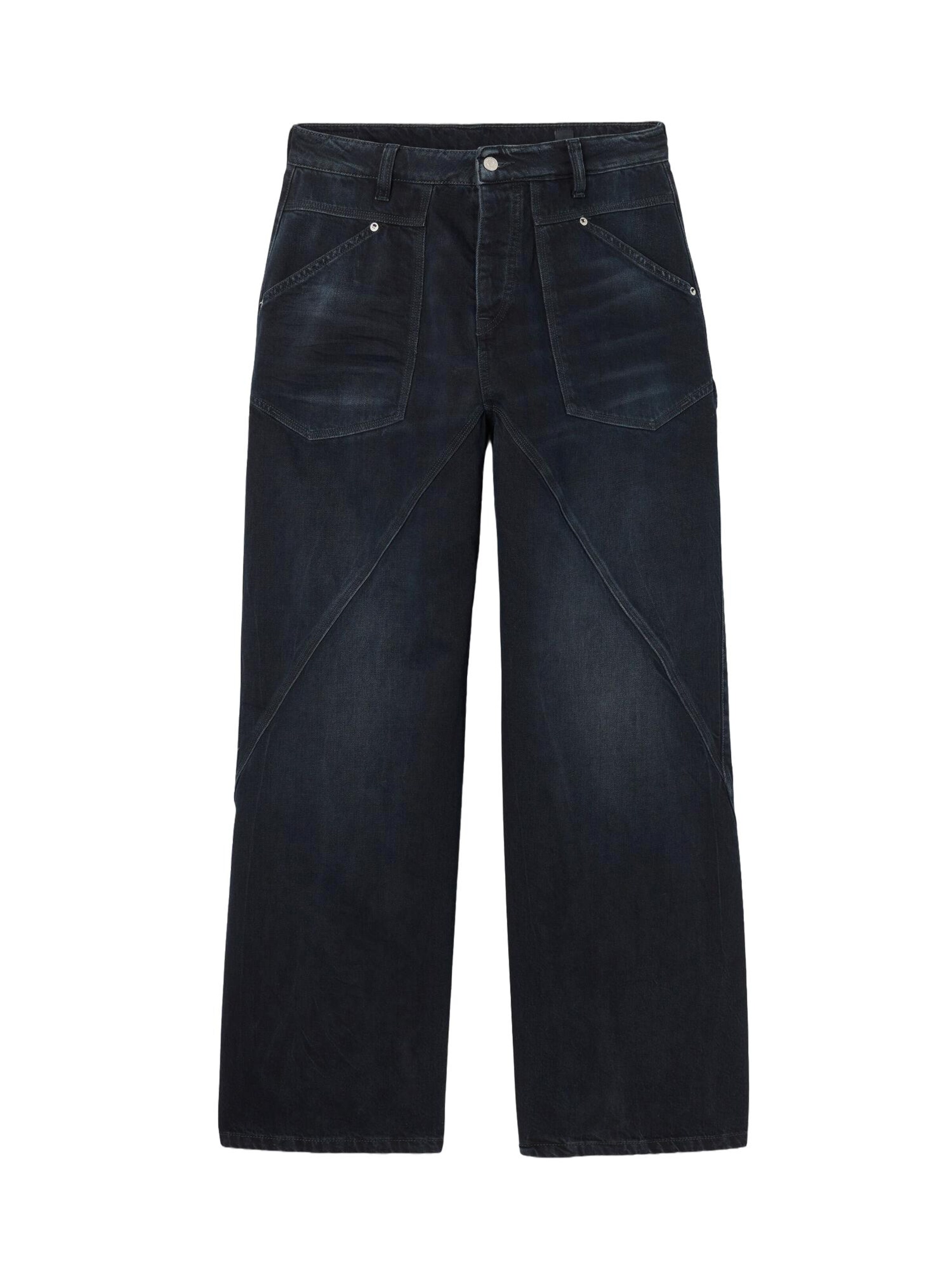 Le Temps Des Cerises Loose fit Jeans in Blue: front