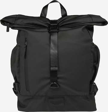 TOM TAILOR Rucksack 'Bastian' in Schwarz: predná strana