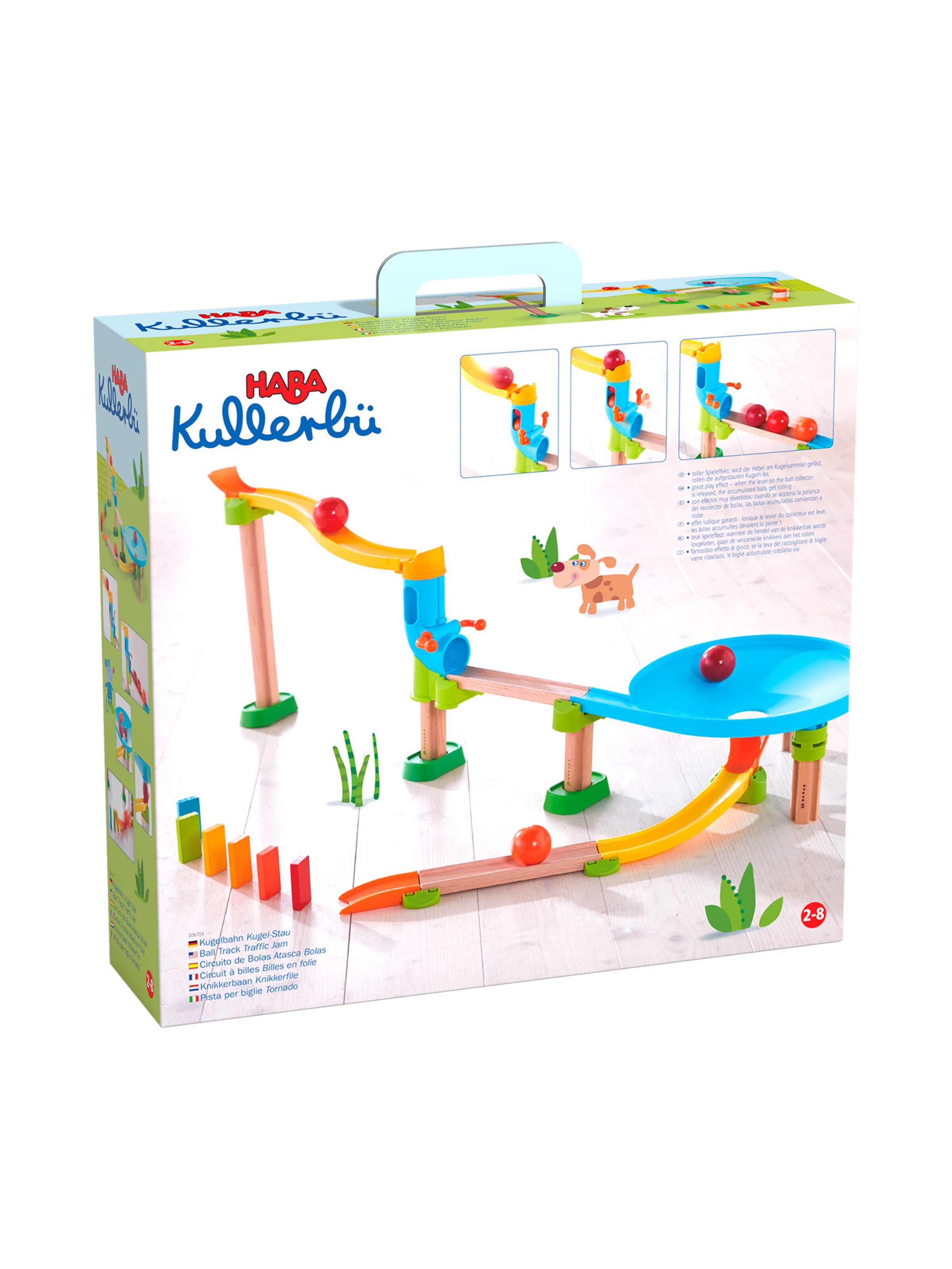 HABA Kugelbahn ' Kullerbü – Kugel-Stau ' in mischfarben, Produktansicht