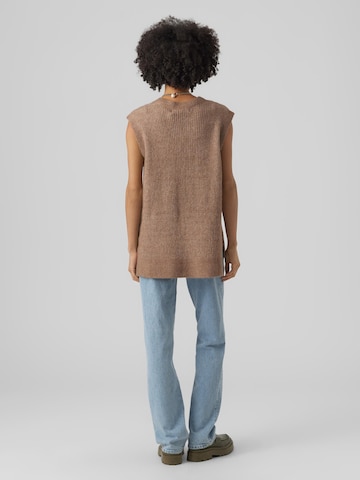VERO MODA Sweater 'MILI' in Brown