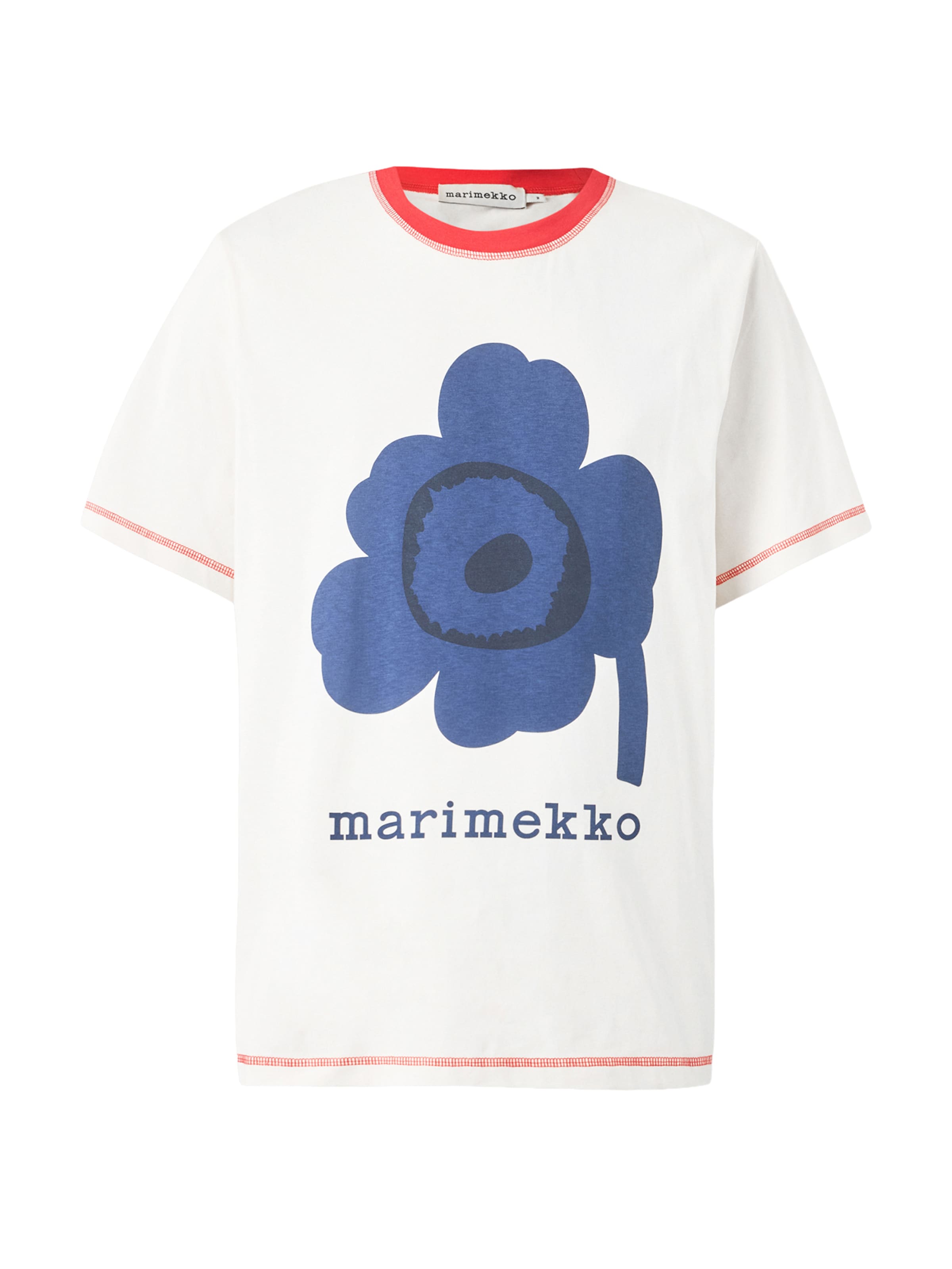 Marimekko Футболка 'TARTTUA UNIKKO PLACEMENT' в Белый: спереди