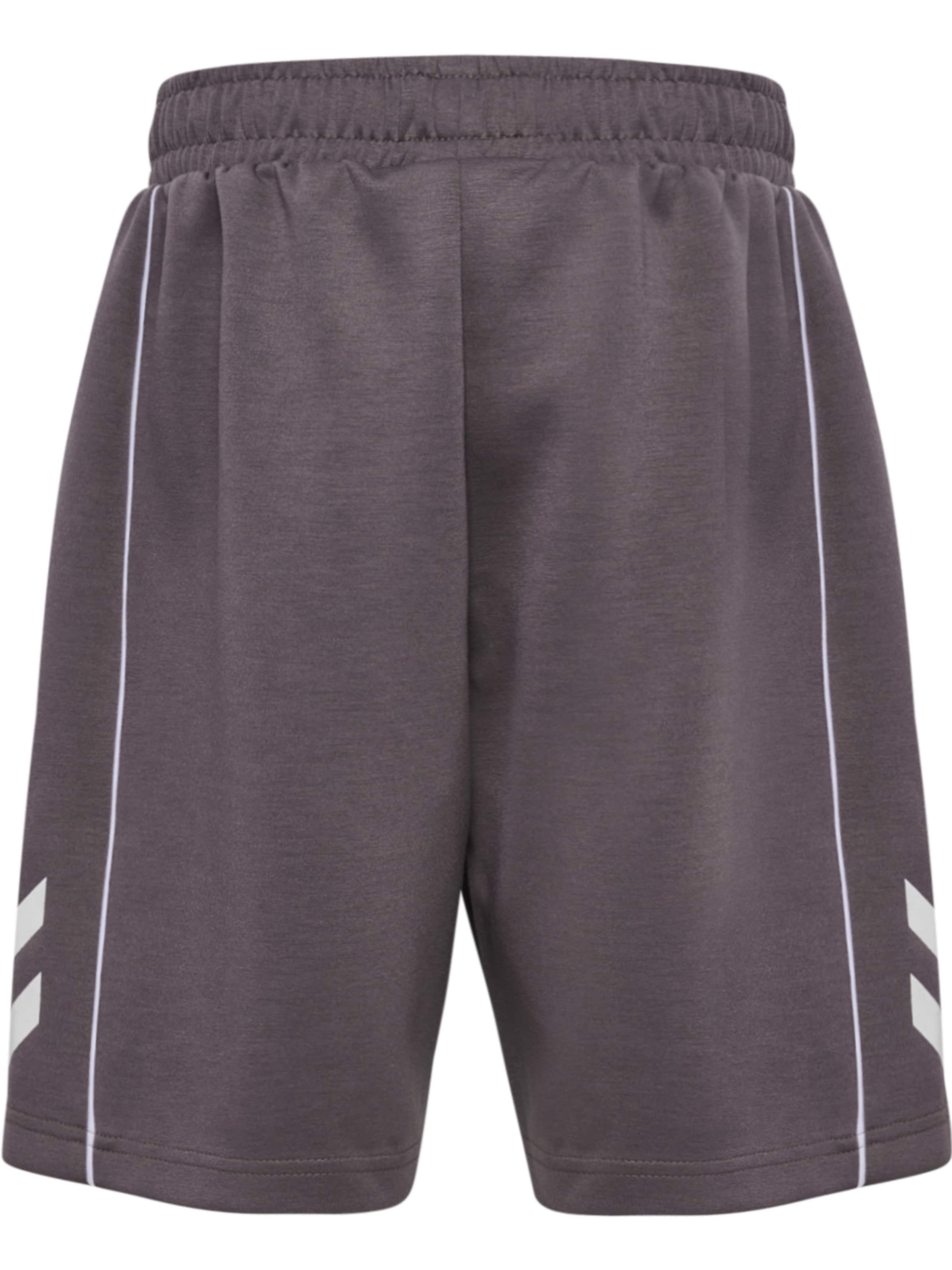 Hummel Regular Sports trousers 'JR Interlock Adjustable' in Grey