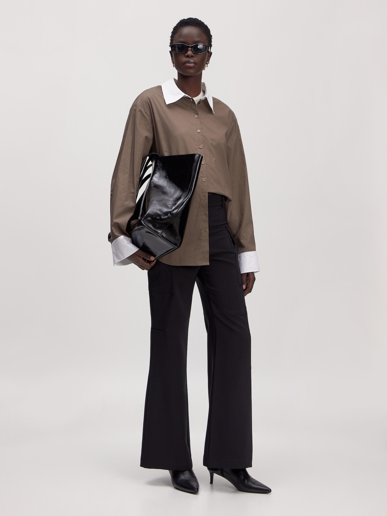 EDITED Producten Blouse 'Kelly' Bruin