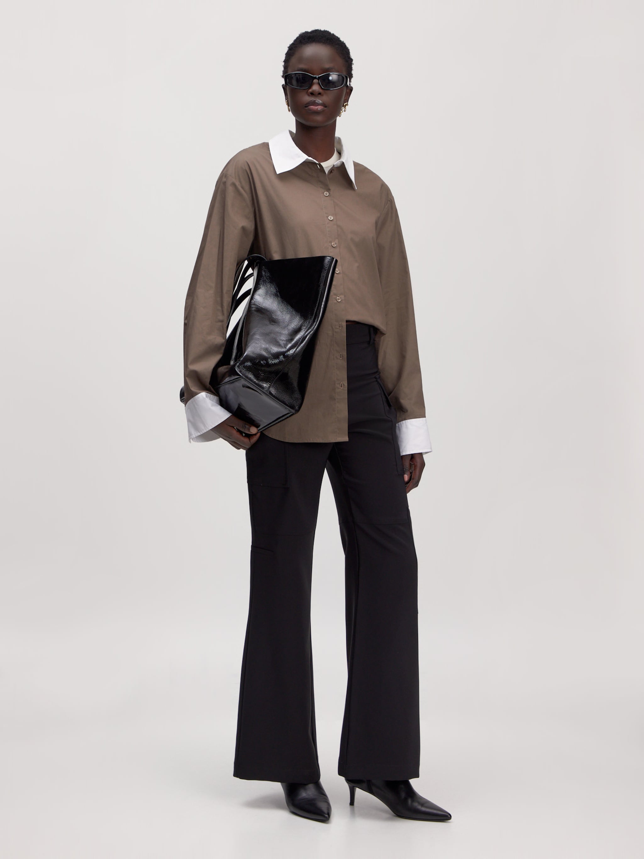 EDITED Produkter Bluse 'Kelly' brun