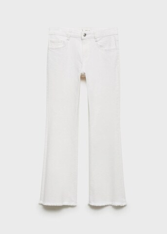 MANGO TEEN Flared Jeans in Weiß