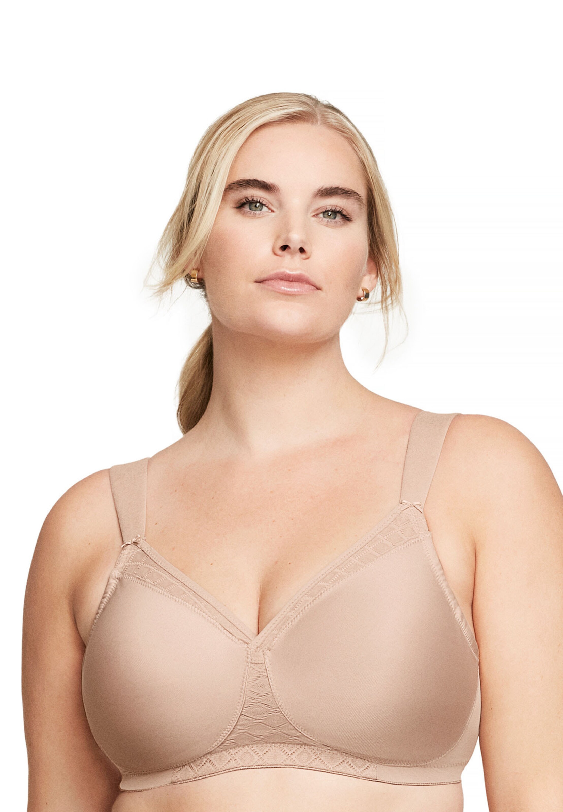 GLAMORISE Minimizer in Beige: front