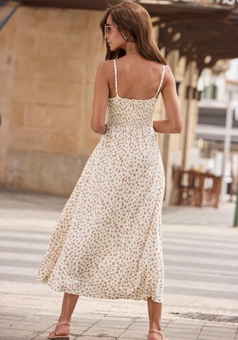 LASCANA Summer dress in Beige