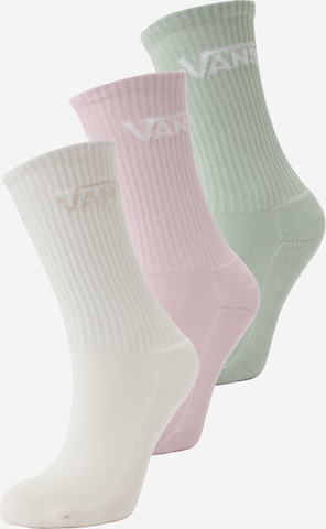 VANS - Meias 'Classic' em verde: frente