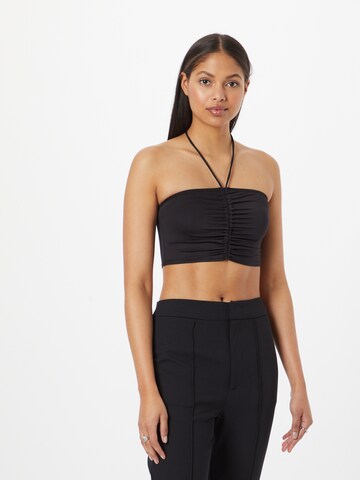 Monki Top in Black: front