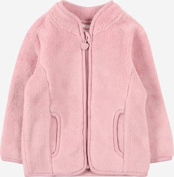 s.Oliver Fleece Jacket in Pink: front