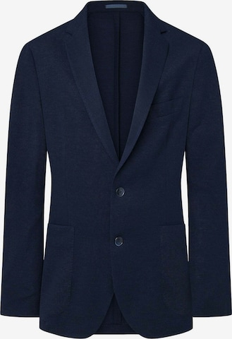 Coupe regular Veste de costume Hackett London en bleu : devant