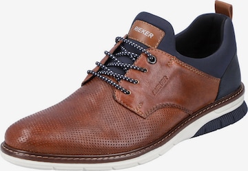 Rieker Lace-Up Shoes in Brown: front