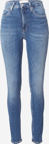 Calvin Klein Jeans Skinny Jeans 'HIGH RISE SKINNY' in Blauw: voorkant