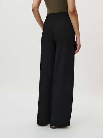 LeGer by Lena Gercke Wide leg Broek 'Therese Tall' in Zwart