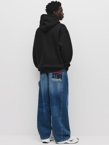 Sweat-shirt Pull&Bear en noir