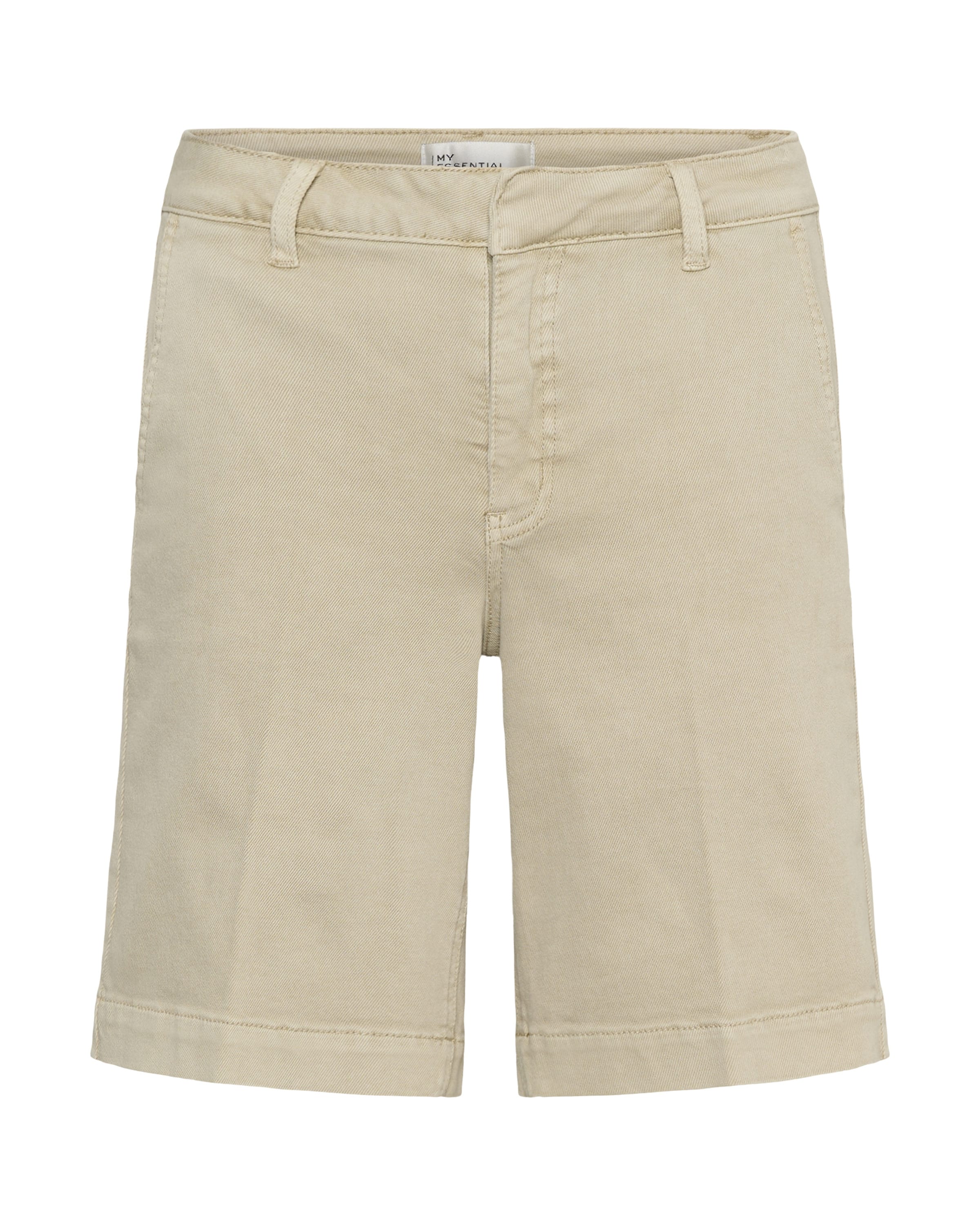 My Essential Wardrobe Loosefit Bukser med fals i beige: forside