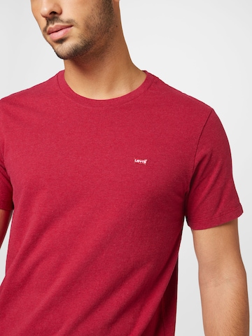 LEVI'S ® Shirt 'Original Housemark Tee' in Rot