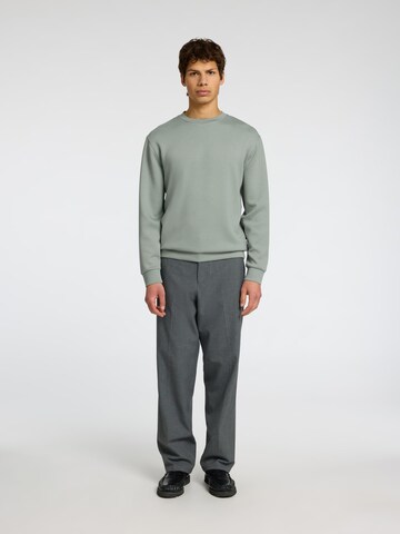 SELECTED HOMME Sweatshirt 'SLHManuel' i grön