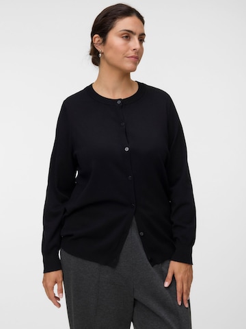 Giacchetta 'VMCSilje' di Vero Moda Curve in nero: frontale