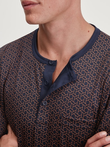 CALIDA Pyjama lang in Blauw