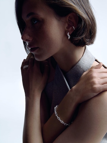 REYTEL - Pulsera 'FLOWING' en plata