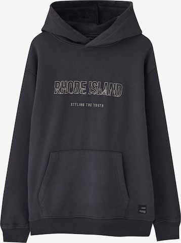 Pull&Bear Sweatshirt i svart: framsida