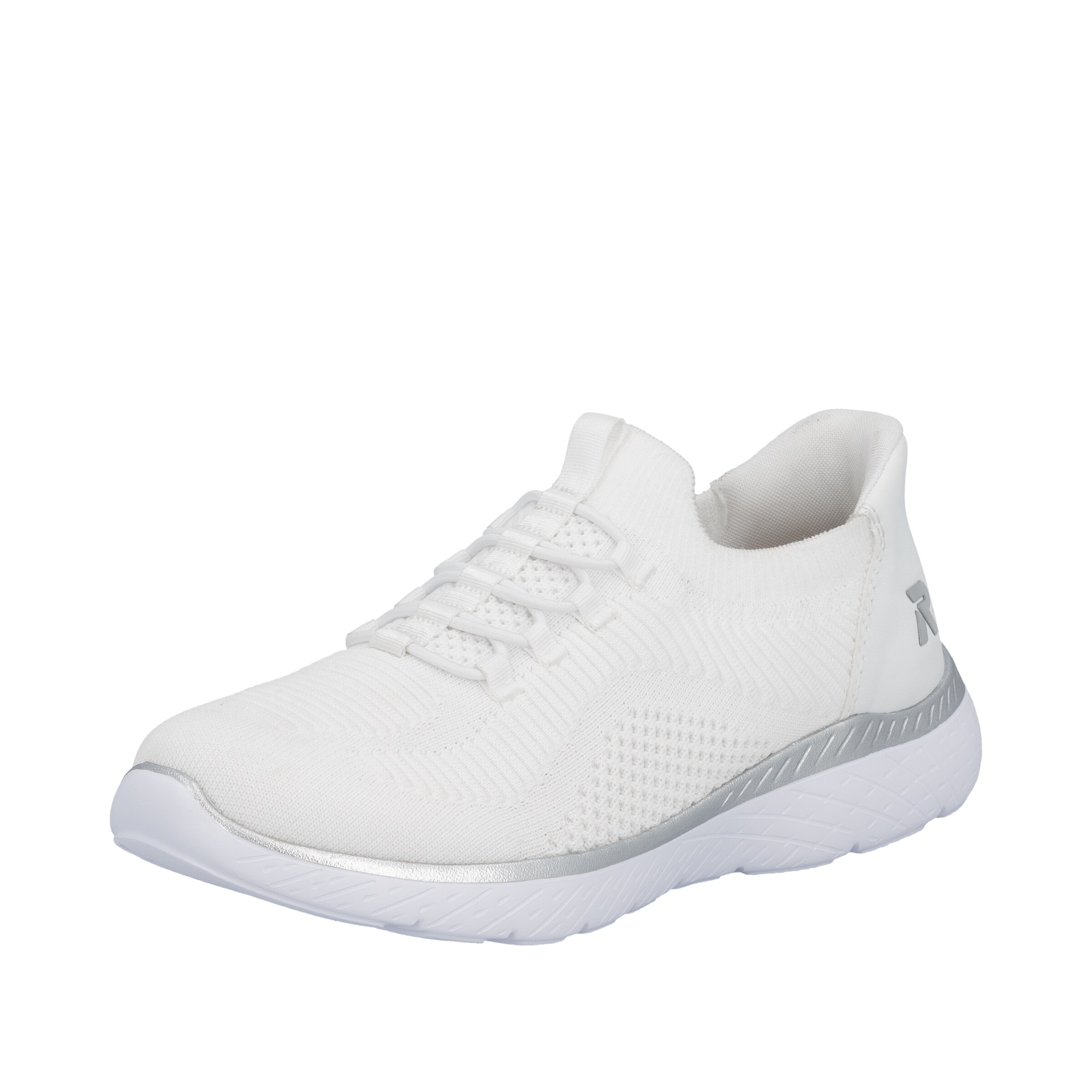 Slip on Rieker Sport en blanc : devant