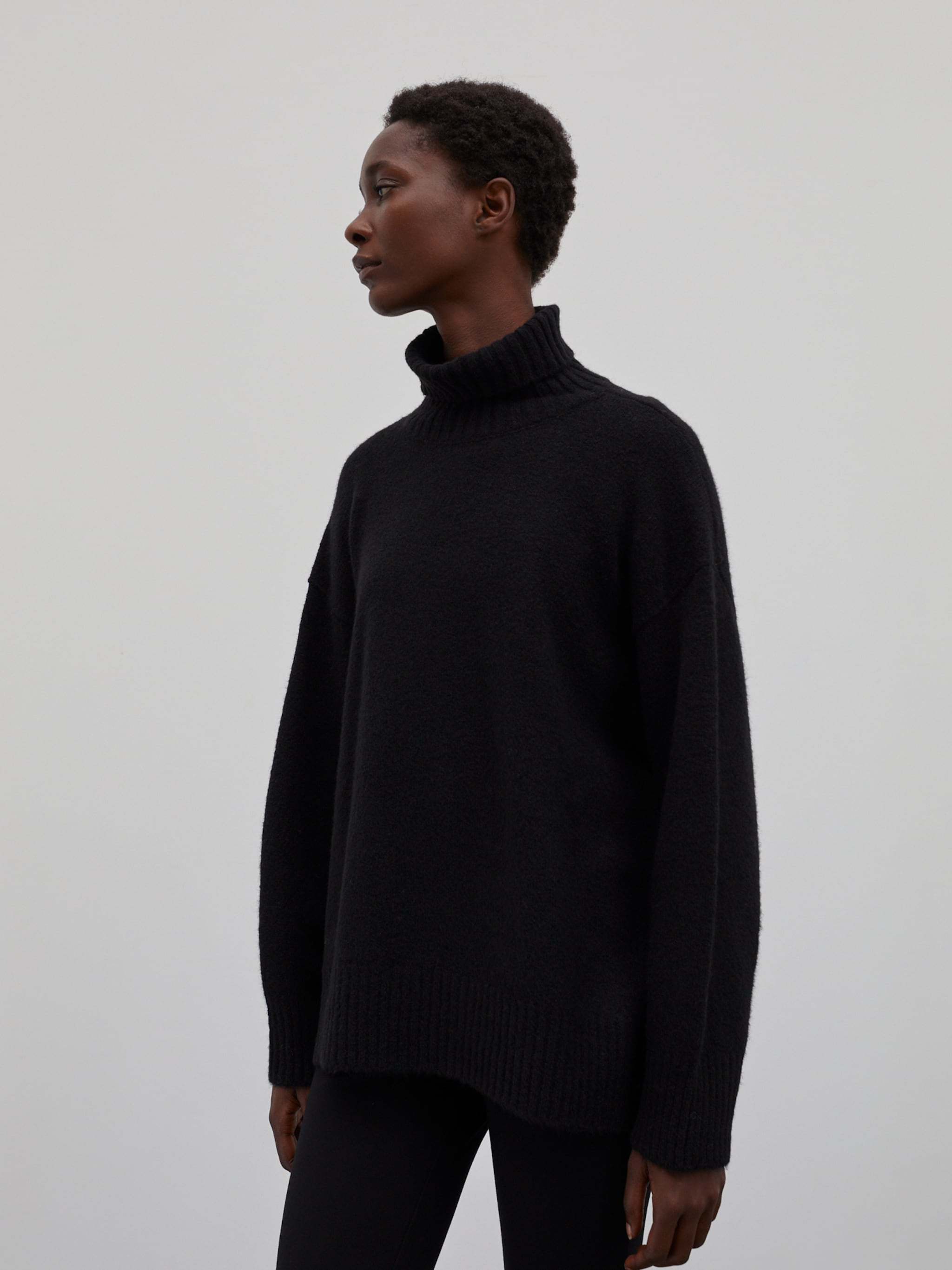EDITED Produits Pull-over 'Henri' noir