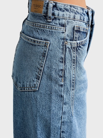 IT'S BASIC Wide leg Jeans 'Olea Wide High Rise Jeans' in Blue