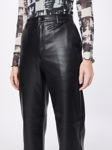 Lindex Regular Trousers 'Kat' in Black