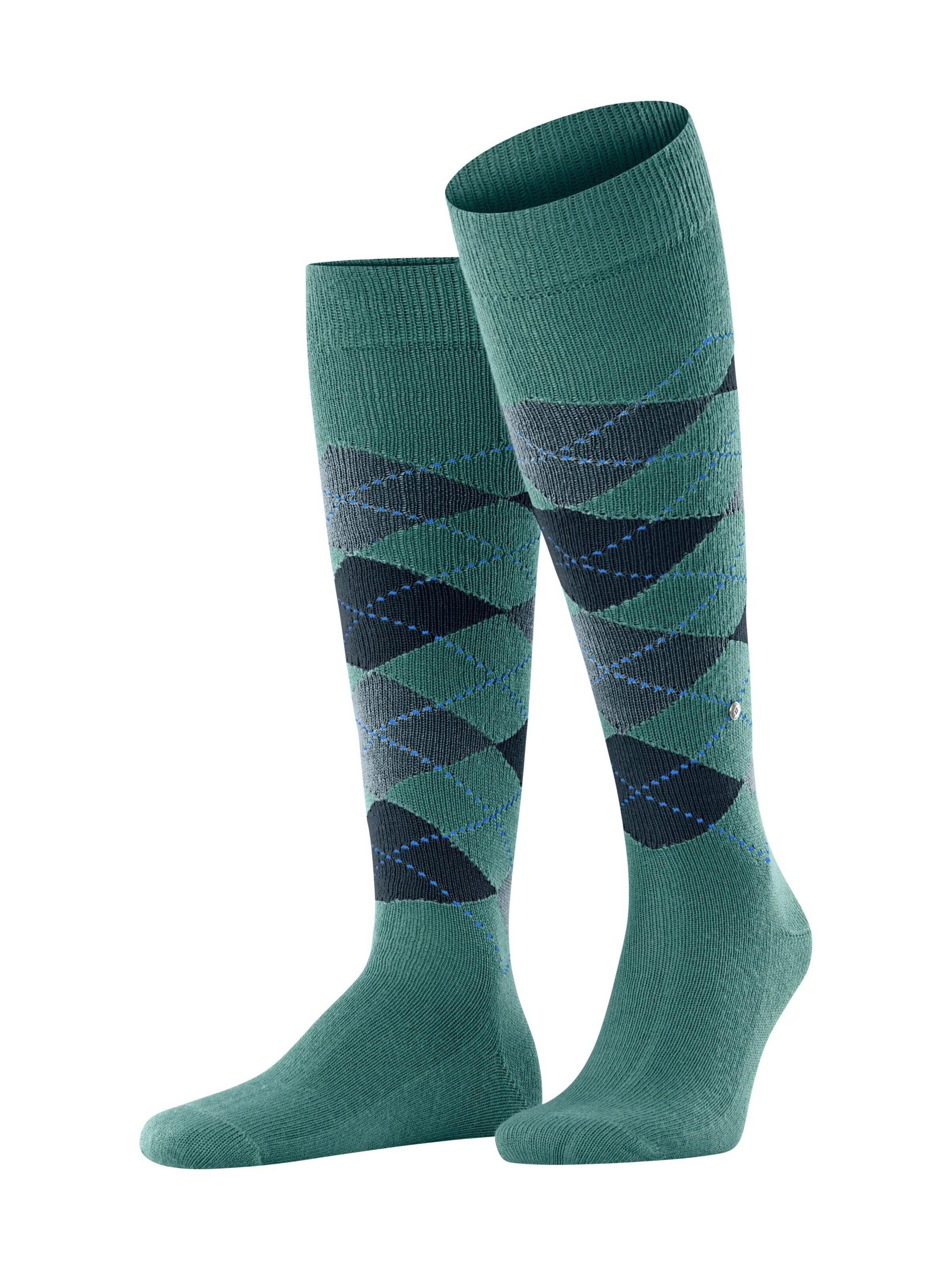 BURLINGTON Kniestrümpfe 'Preston'‌‌‌‌‌‌ in Blau: Vorderseite