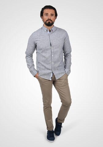 INDICODE JEANS Regular fit Button Up Shirt 'Luan' in Grey