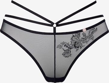 JETTE - Tanga em preto: frente