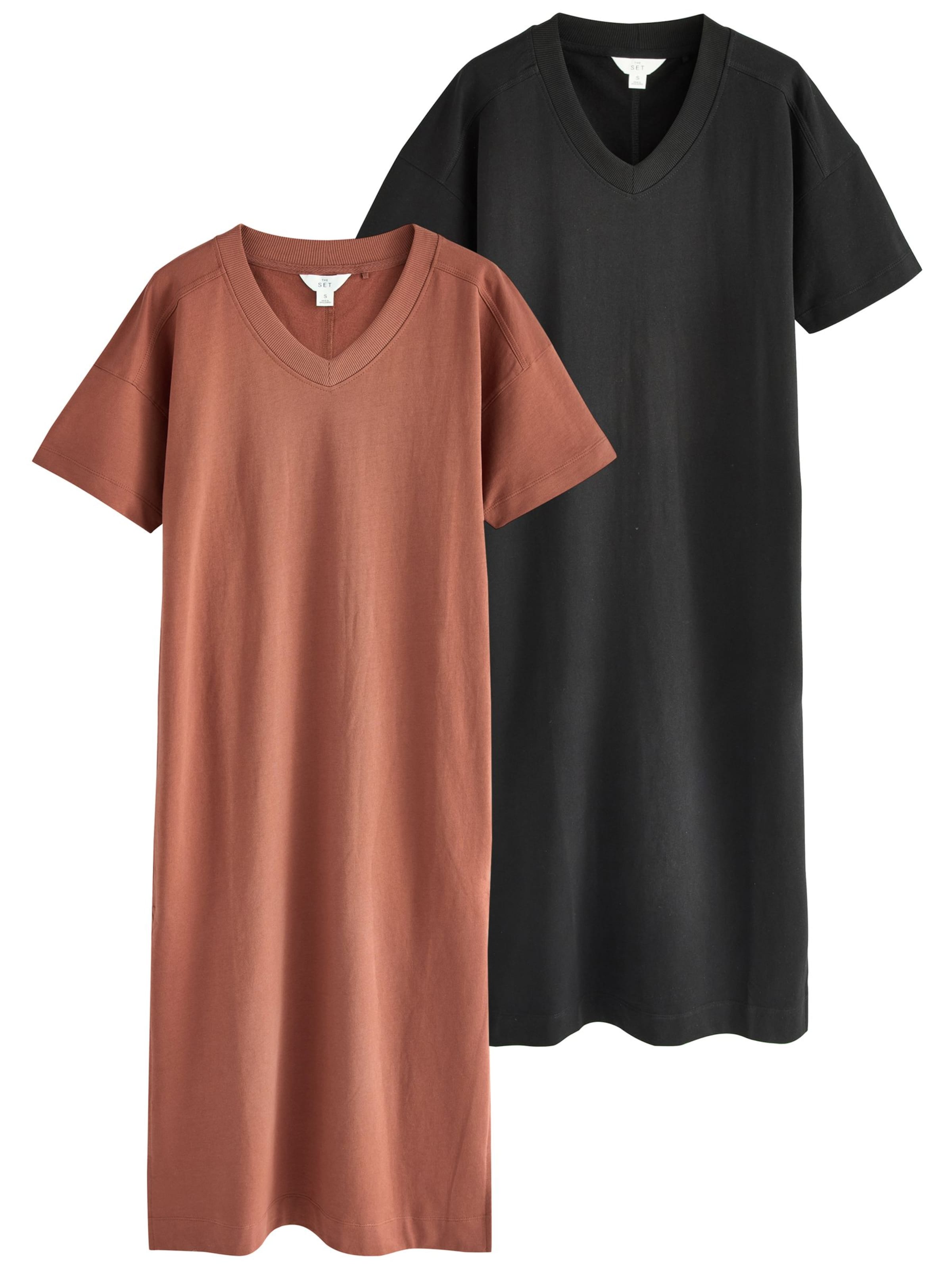 The Set Mekko värissä ruskea: etupuoli