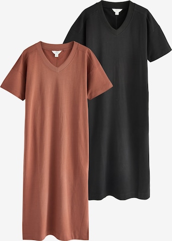 The Set Mekko värissä ruskea: etupuoli