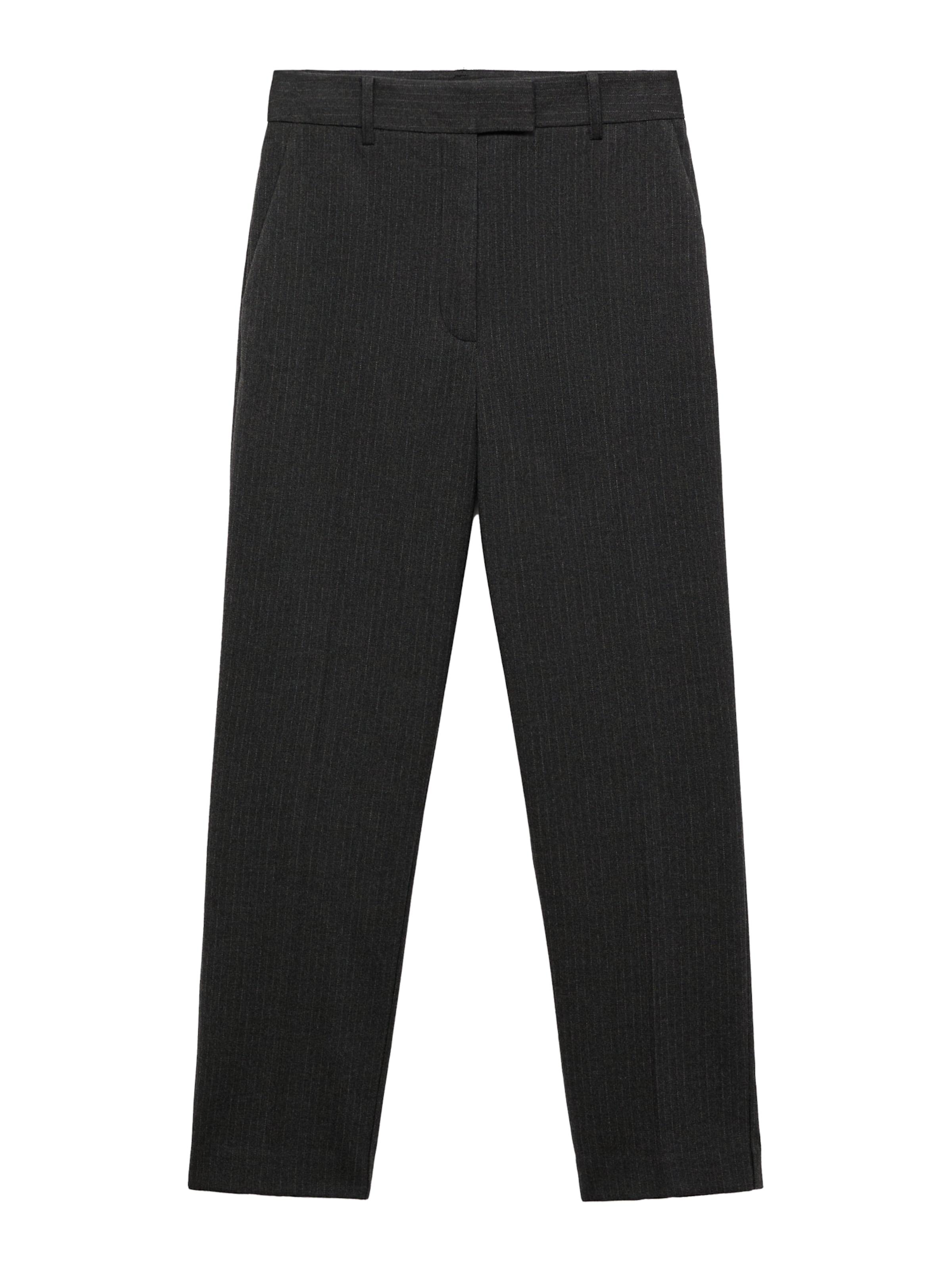 Regular Pantaloni cu dungă 'NEWARM' de la MANGO pe gri: față