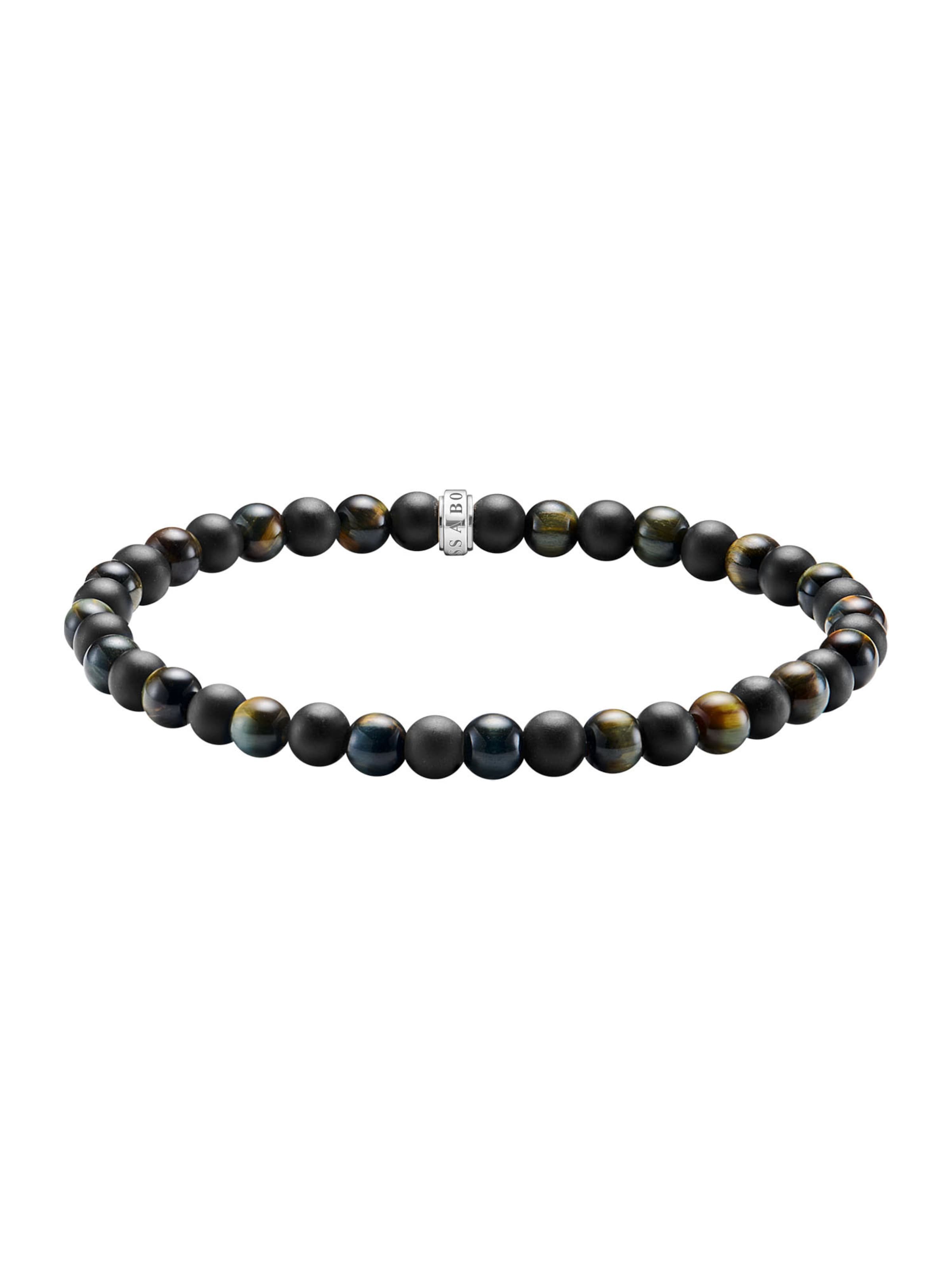 Thomas Sabo Armband in Schwarz: Vorderseite