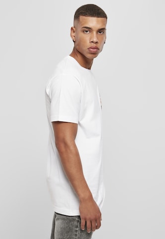 Coupe regular T-Shirt 'A Burger' Mister Tee en blanc