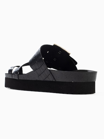 Bayton - Sandalias de dedo 'Lucrezia' en negro