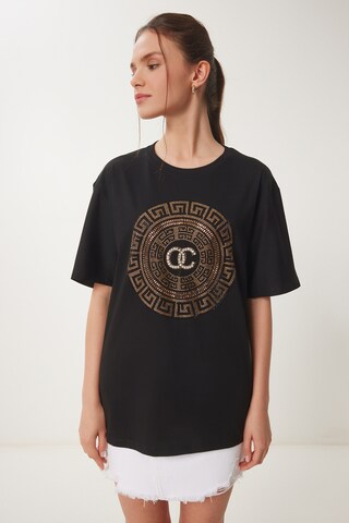 T-shirt Happiness İstanbul en noir