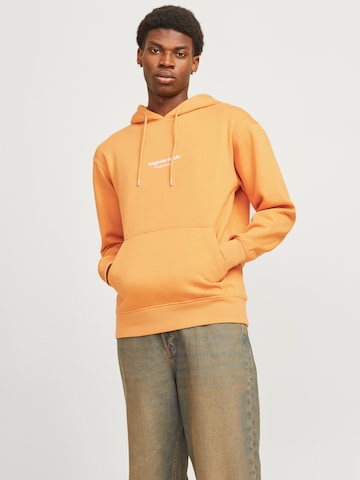 JACK & JONES Sweatshirt 'JORVESTERBRO' in Geel: voorkant