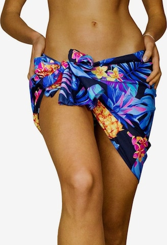 Foulard 'Pineapple' di King Kameha in nero: frontale