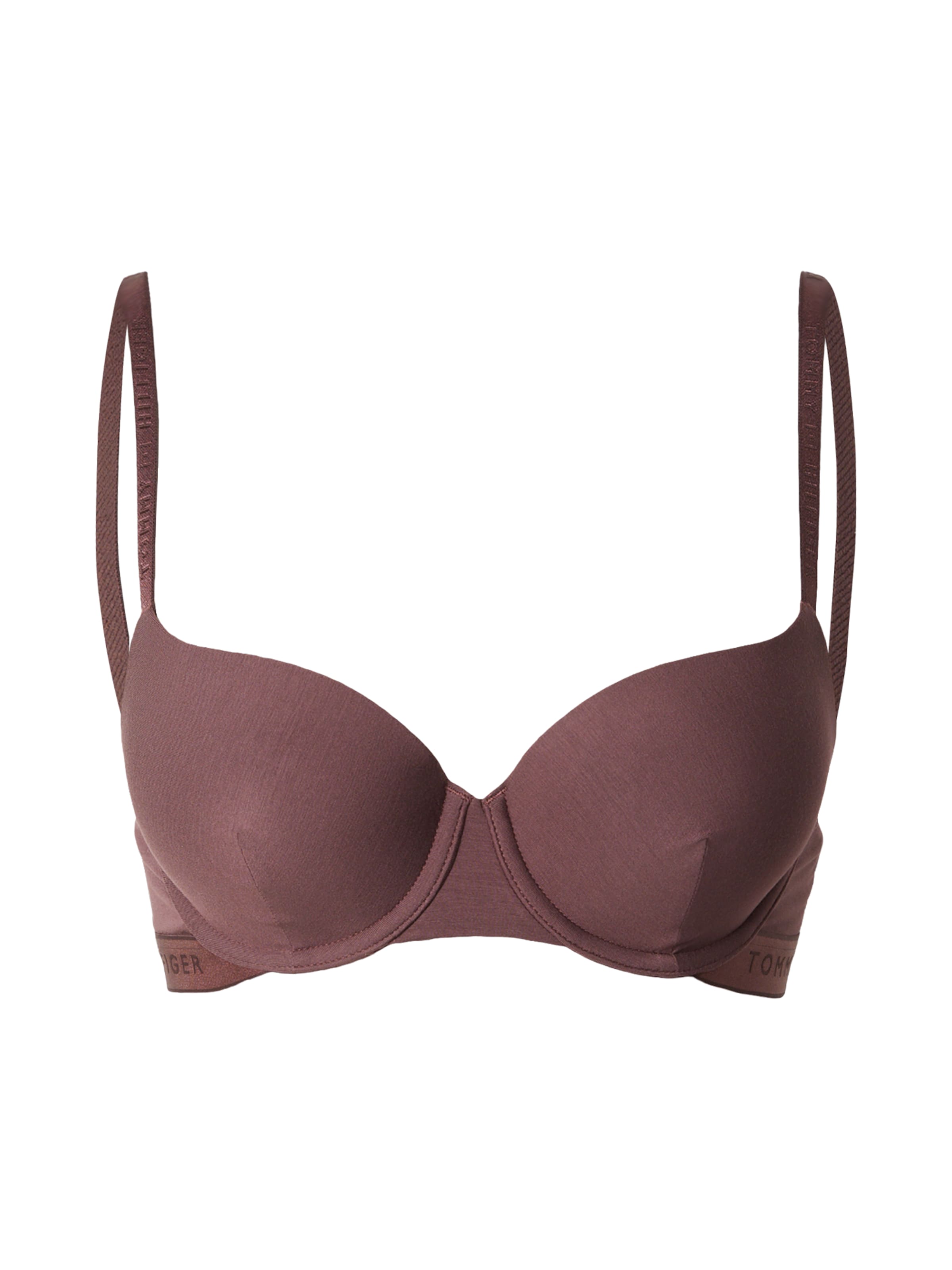 Sutien de tricou Sutien de la Tommy Hilfiger Underwear pe maro: față