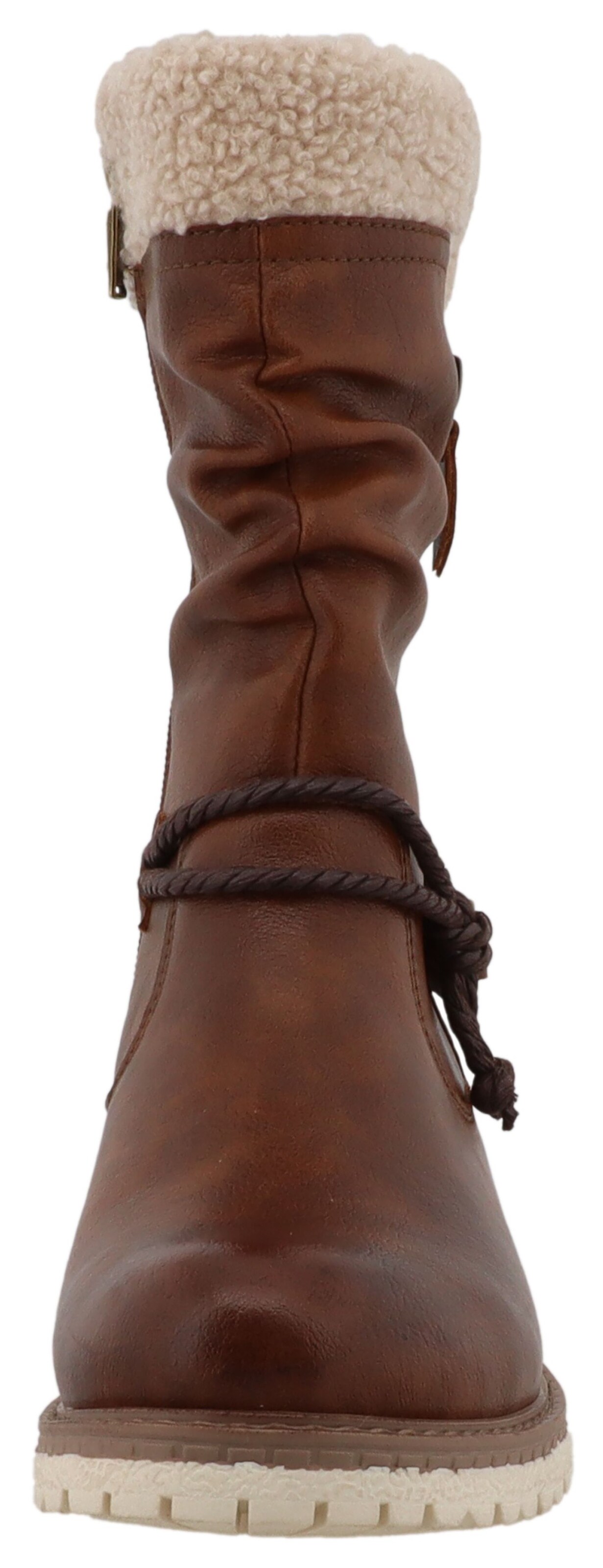 TOM TAILOR Stiefelette in Braun