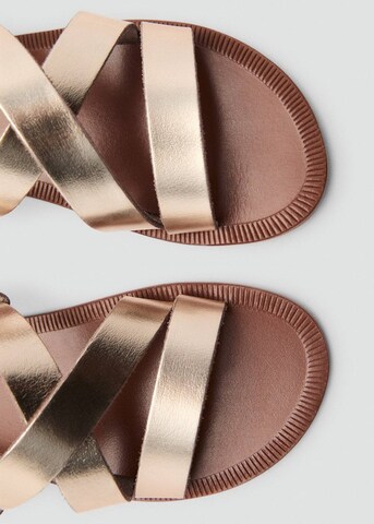 MANGO KIDS Sandale 'Ariel' in Gold